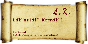 László Kornél névjegykártya